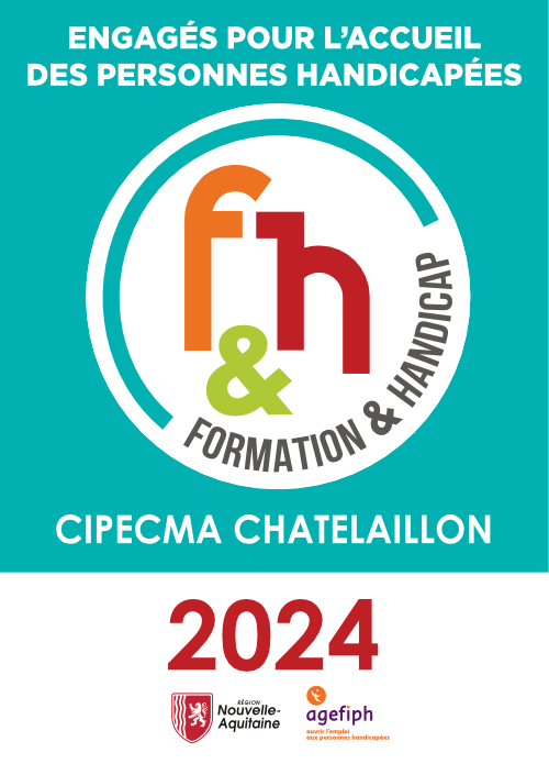 Logo - CIPECMA Chatelaillon - engagé pour l'accueil des personnes en situation de handicap