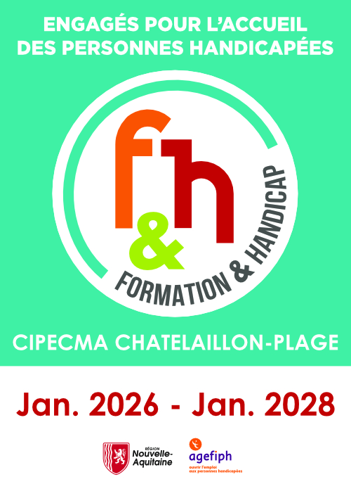 Logo Cipecma Chatelaillon centre handi-accueillant